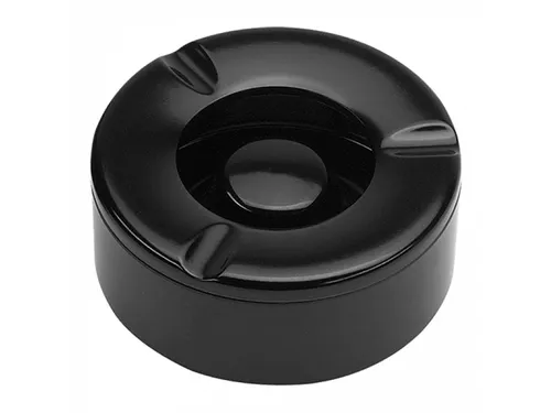 Terras asbak melamine Ø10cm zwart