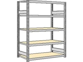 magazijnstelling,grondveld,HxBxD 2000x1751x526mm,vakl. 250kg - 1