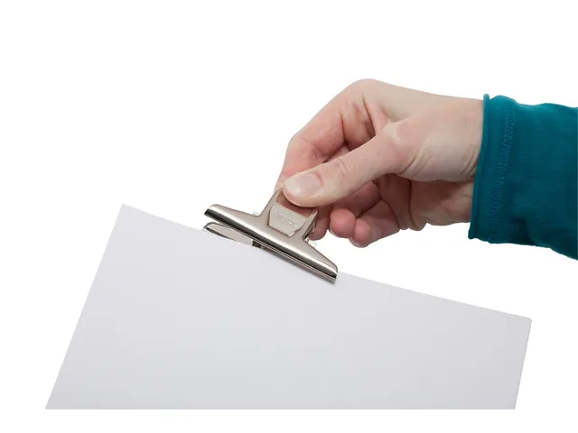 Papierklem MAUL Pro 75mm capaciteit 20mm zilver