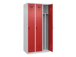 locker voor scheiding van kleding,HxBxD 1850x900x500mm,3vak