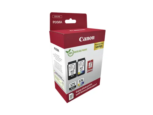 Canon PG-575 & CL-576 Inktcartridges Zwart + Kleur