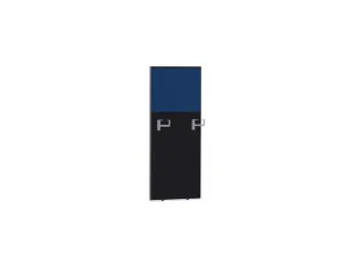 baliepaneel,v. bureau,aanbouw rechts,B 600mm,CC-zwart,BN6016-blauw - 1