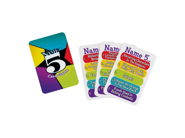 Goliath Name 5 Kaartspel pocket editie 12+