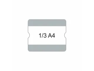 beschrijfbare hoes,markering HxB 216x180mm,PVC,grijs - 2