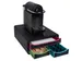 Module de classement Small-Box 3 tiroirs Black Office - Arlequin