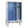 locker met bank,voor scheiding van kleding,HxBxD 2120x1200x815mm,4vak