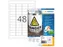 HERMA 9536 Weervast Outdoor folie-etiket A4 45,7x21,2mm Wit 1920 stuks
