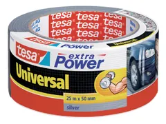 Plaktape Tesa Universal Extra Power 50mmx25m Zilver
