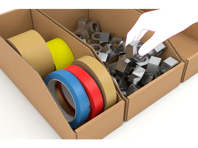 Kartonnen sorteerdoos 50x300x110mm Bruin 50 stuks