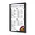 Outdoor Menubord 4x A4 met Logopaneel Staand LED verlicht Zwart