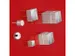 Aimant pour tableau en verre blanc Sigel 10x10x10mm nickle Strong 4+2