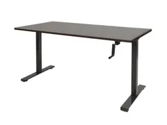 Dextro Slinger Bureau Zit-sta T-poot 180x80 Logan 25mm Zwart