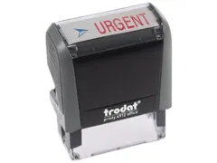 Trodat Tekststempel Printy Line Urgent rood blauw