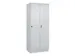 locker voor scheiding van kleding,HxBxD 1950x800x500mm,2vak