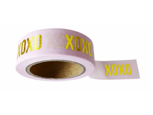 Tape Washi Roze Xoxo roze 15mmx10m
