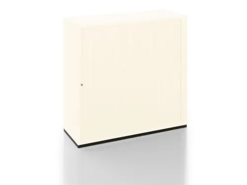 jaloeziedeurkast,HxBxD 1200x1200x450mm,sokkel kleur zwart,decor wit