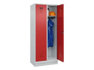 locker,HxBxD 1950x800x500mm,2vak,vak B 400mm,cil.-slot,sokkel - 1