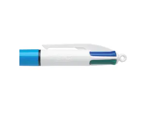 Balpen Bic 4kleuren medium lichtblauw - 2