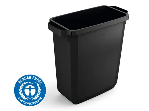 Afvalcontainer DURABIN ECO 60 Liter Rechthoekig Zwart