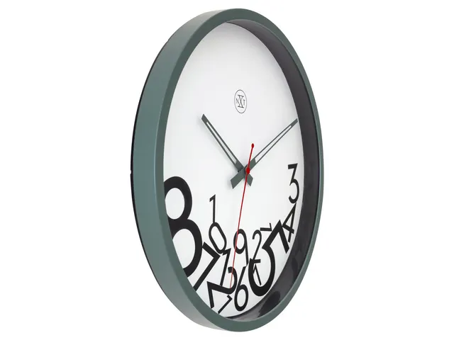 Horloge murale 30cm - Silencieux - Plastique - nXt Dropped Numbers