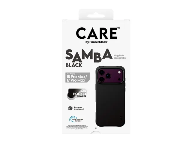 PanzerGlass CARE by Samba Case Black w. MagSafe iPhone 18 Pro Ma