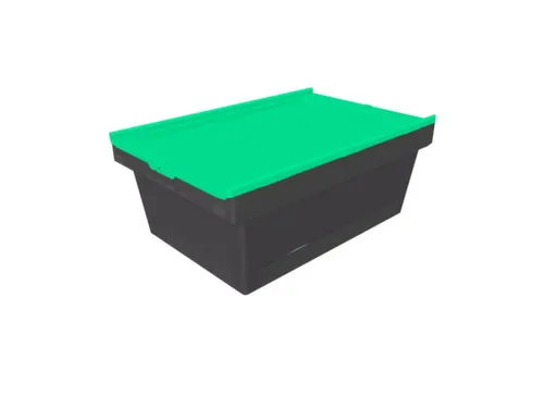 Herbruikbare containers HxLxB 240x610x400mm 38l PP-regeneraat groen