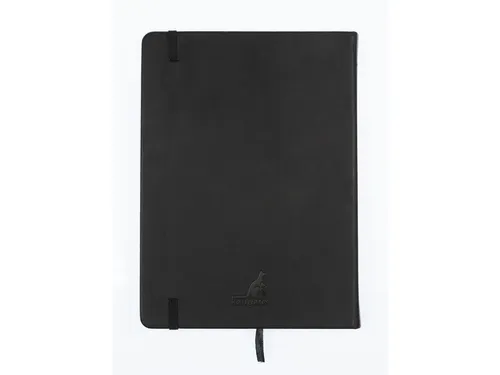 Schetsboek Kangaro A5 zwart PU HC 80 blad 140gr roomwit met elastiek e