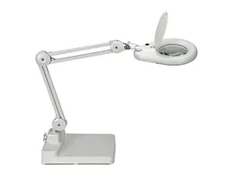 Loeplamp LED MAULviso Wit met voet
