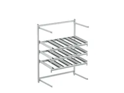 ESD-Kanban-stelling,aanbouwveld achter,HxBxD 1860x1385x735mm