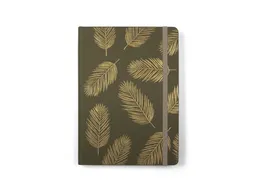 Notitieboek Paperclip Freestyle fabrick A5 96vel 100gr lijn