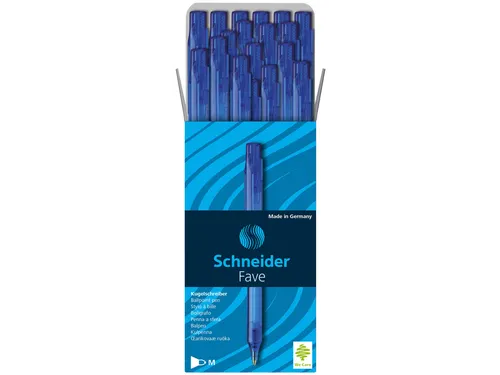 Balpen Schneider Fave medium blauw