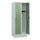 schoollocker,HxBxD 1630x600x500mm,2vak,vak B 300mm,draaigrendel,sokkel