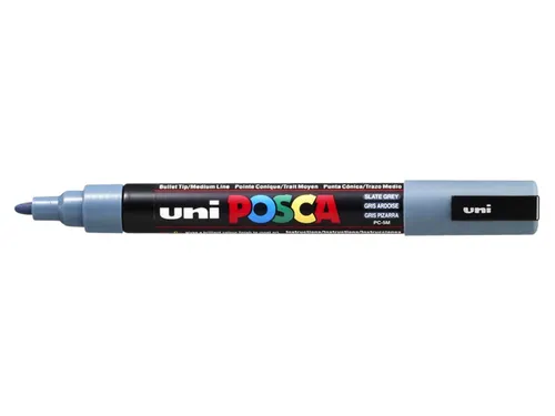 Verfstift Posca PC5M Medium Punt 1,8-2,5mm Leisteengrijs