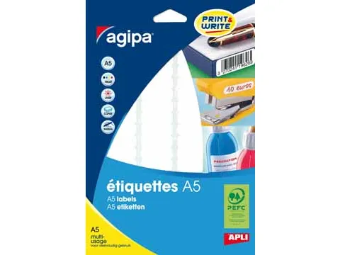 witte etiketten Print & Write 56 x 34 mm