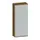 Kantoorkast 1920x800x430mm Decor Romp Noten Decor Front Lichtgrijs