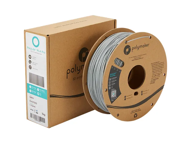 Filament 3D PLA PRO PolyLite 1.75mm Gris 1kg