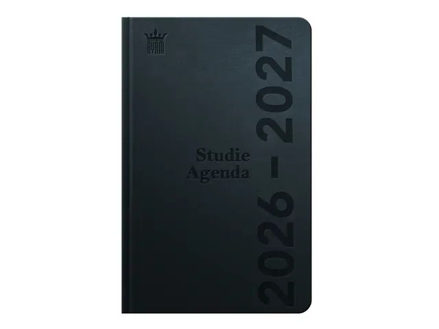 Schoolagenda 2026-2027 Ryam Studie DeLuxe 7dagen/2pagina's zwart