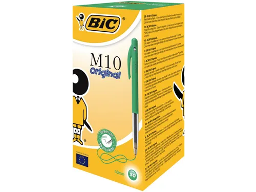 Balpen Bic M10 medium groen