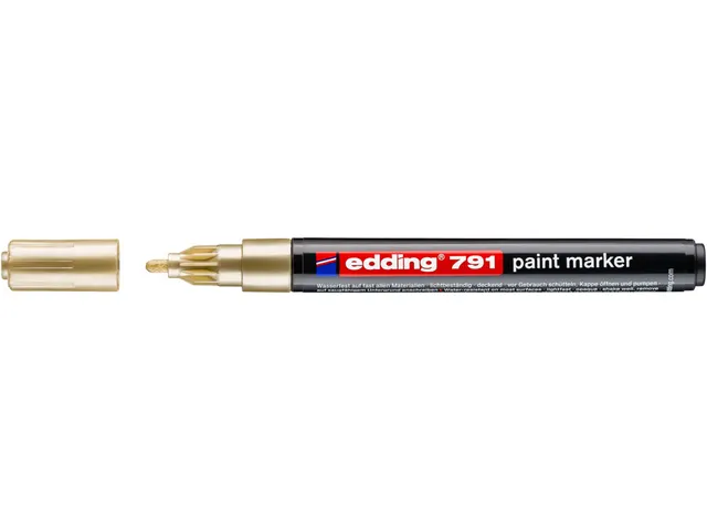 Paintmarker edding 791 alcoholbasis 1-2mm goud