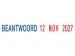 Woord-datumstempel Colop Printer Mini S 120/WD 12 teksten zwart