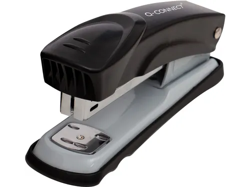 Q-connect Nietmachine Metaal Half Strip 25vel Zwart