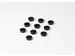 Memomagneten Smit Visual Rond 20mm Zwart 10 stuks