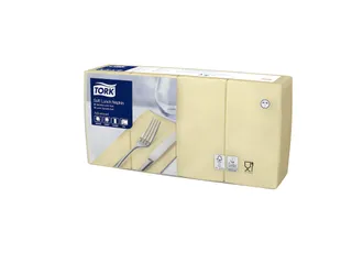 Tork 477882 Soft Lunchservet Advanced Champagne 33x33cm 1/8 vouw - 1
