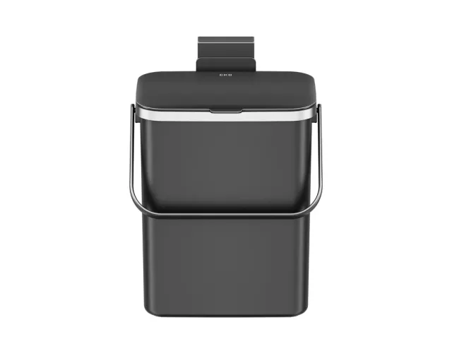 EKO Afvalbak Puro Plus Food Waste Caddy 10 liter zwart