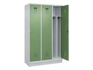 locker voor scheiding van kleding,HxBxD 1950x1200x500mm,3vak - 1