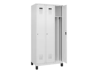 locker voor scheiding van kleding,HxBxD 1950x900x500mm,3vak - 1