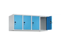 opzetkast,v. locker,4vak.,vak B 300mm,HxBxD 500x1200x500mm