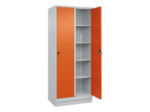 wasgoedverdeelkast,HxBxD 1950x800x500mm,vak B 400mm,draaigrendel