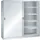 schuifdeurkast HxBxD 1950x2000x580mm 8xStalen bodem RAL7035
