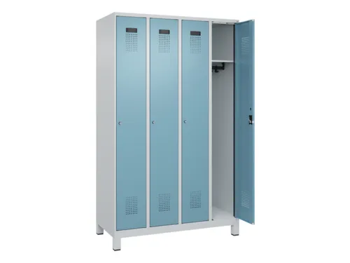 locker,HxBxD 1950x1200x500mm,4vak,vak B 300mm,cil.-slot,voeten